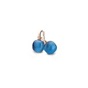 Pendientes de Piedras Semipreciosas Azules