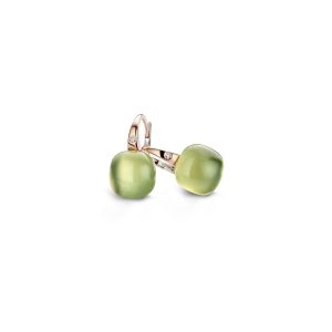 Pendientes de Piedras Semipreciosas Verdes