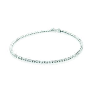 Riviere de Oro Blanco y Brillantes