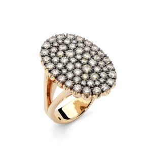 Anillo con brillantes Brown