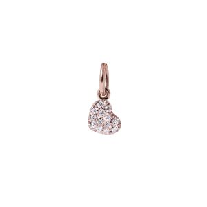 Colgante de corazón de brillantes