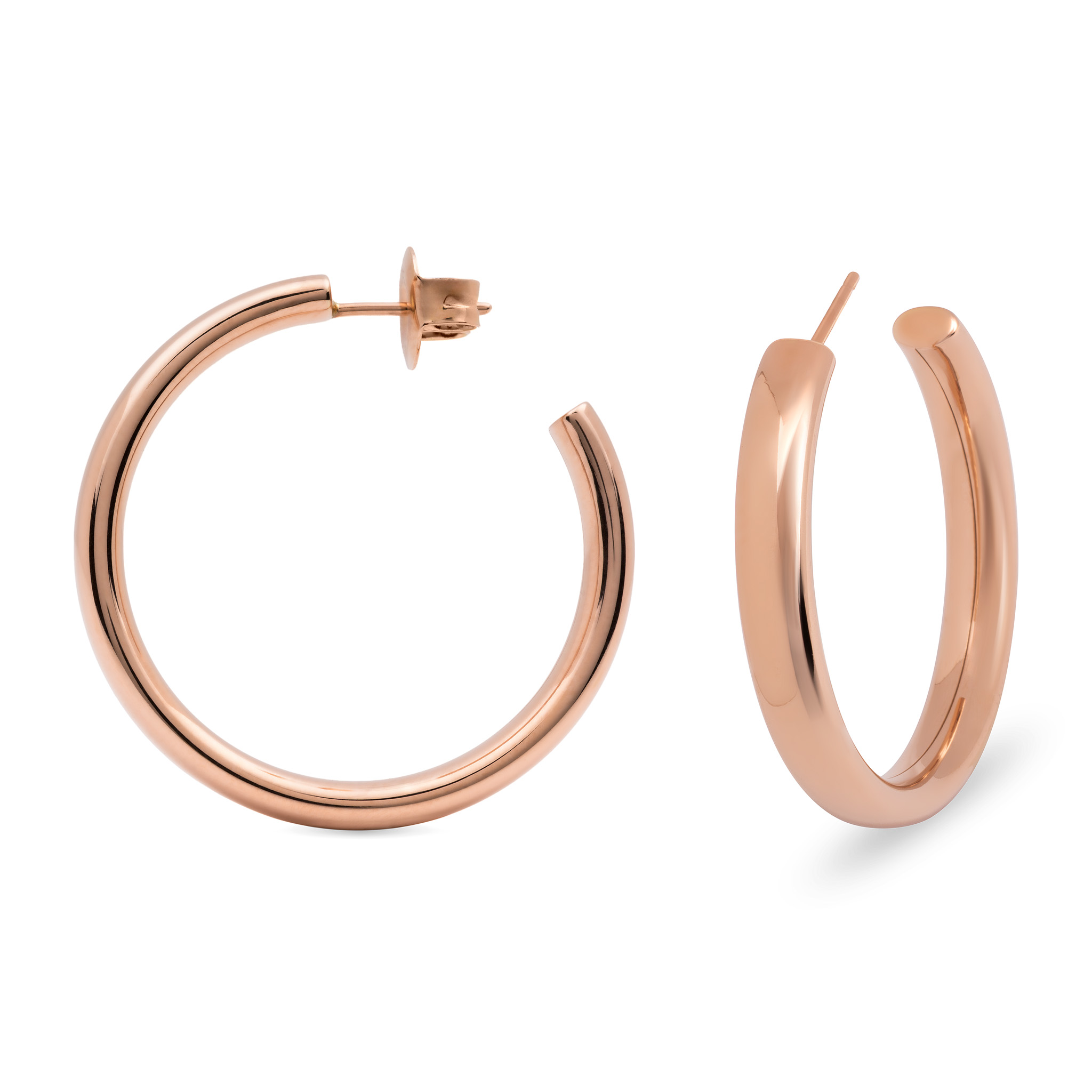 Aros de Oro Rosa