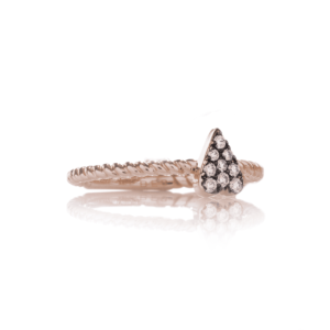 Anillo con Corazón de Brillantes