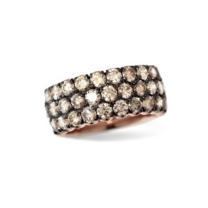 Anillo de Oro y Brillantes Brown