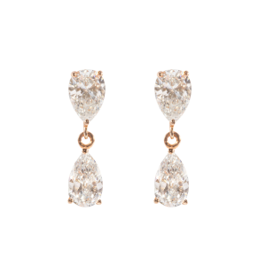 Pendientes con Diamantes Talla Pera