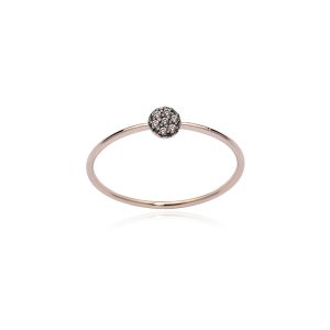 Anillo con paillette de brillantes