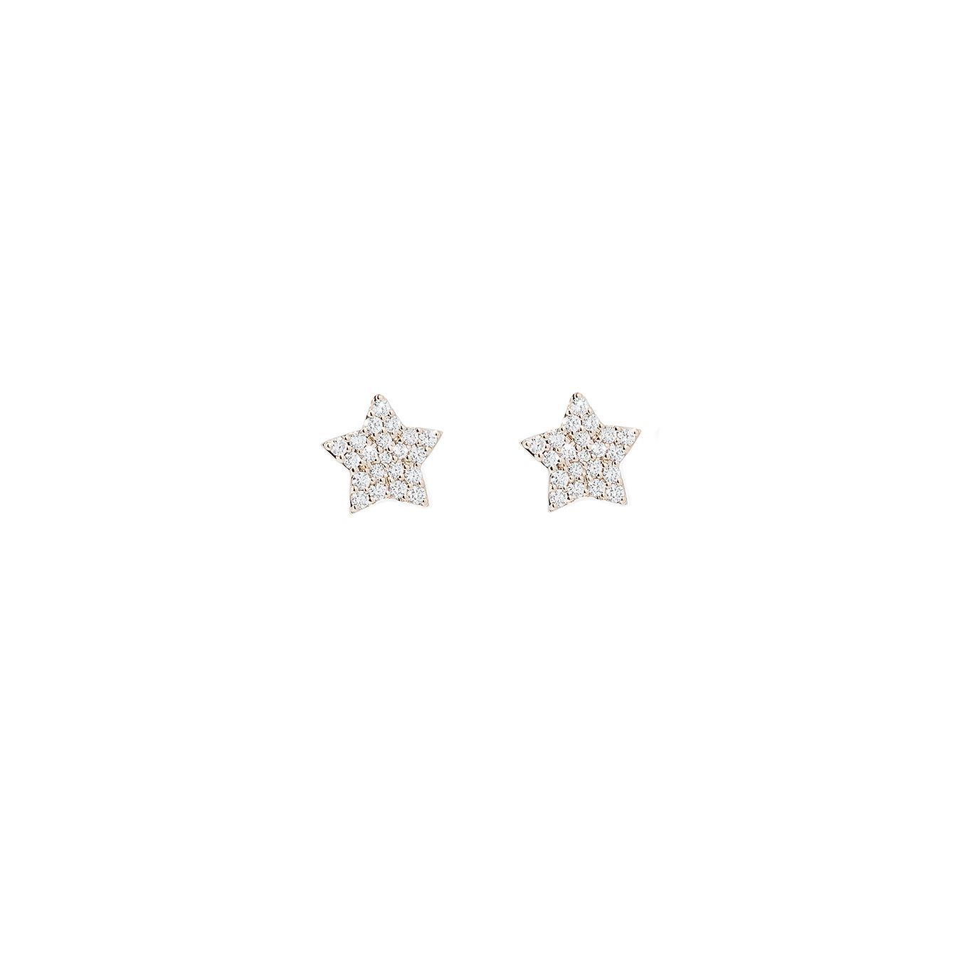 Estrellas de Oro Rosa y Brillantes