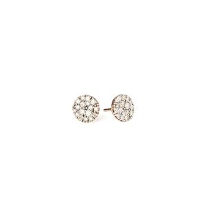 Pendientes de Brillantes Brown