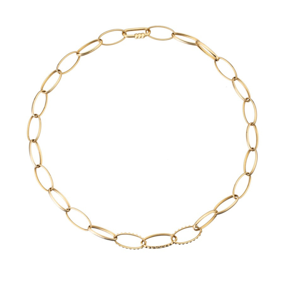 Collar de Eslabones de Oro