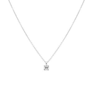 Colgante de Oro Blanco con un Brillante
