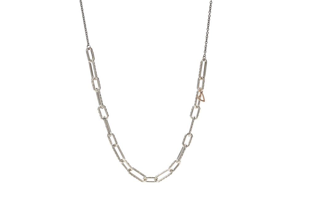 Cadena de Plata de Eslabones
