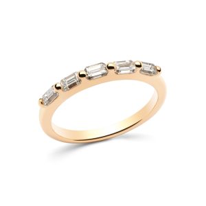 Anillo de Brillantes talla Esmeralda
