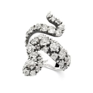ANILLO SERPIENTE DE BRILLANTES