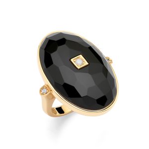 Anillo con ónix