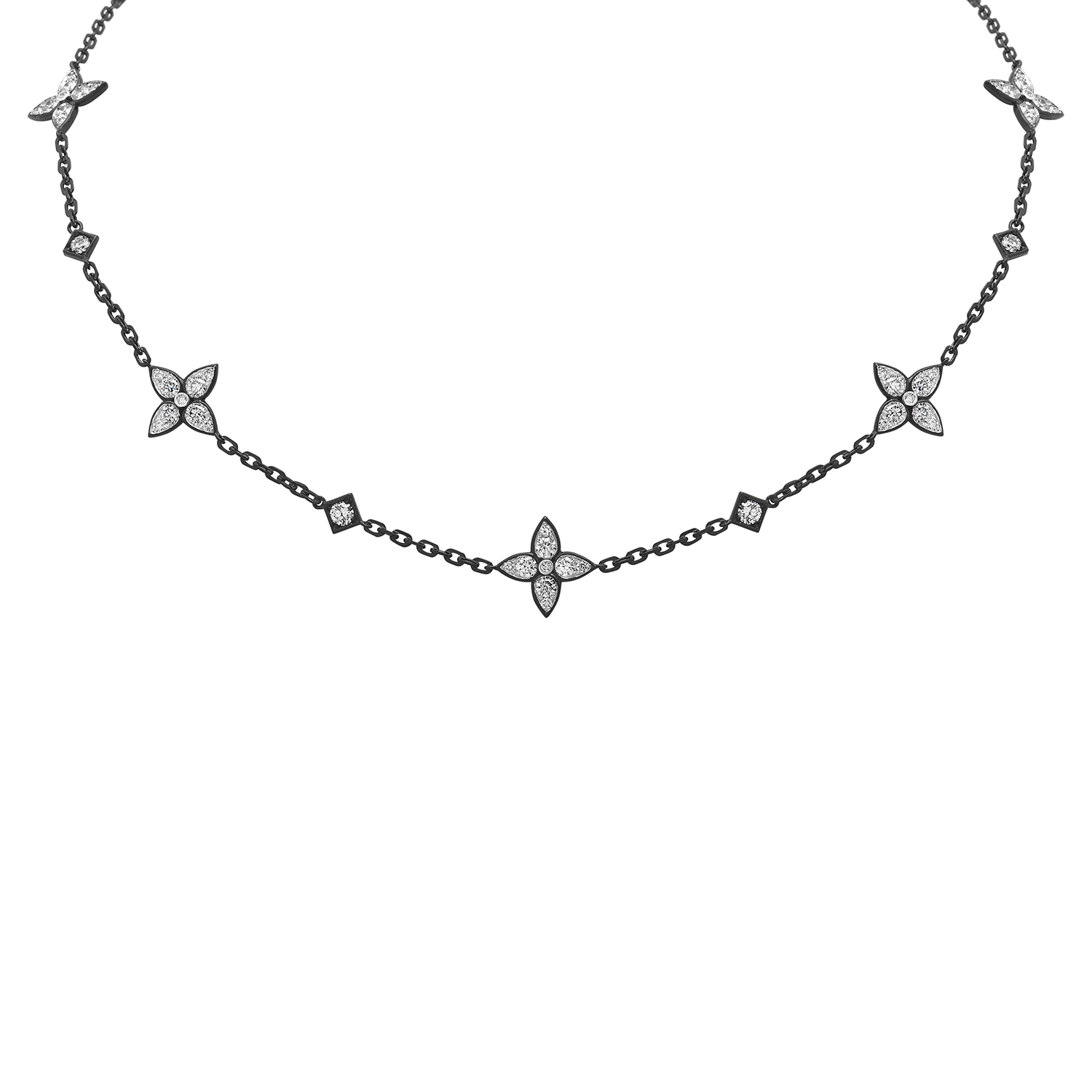 Collar con diamantes