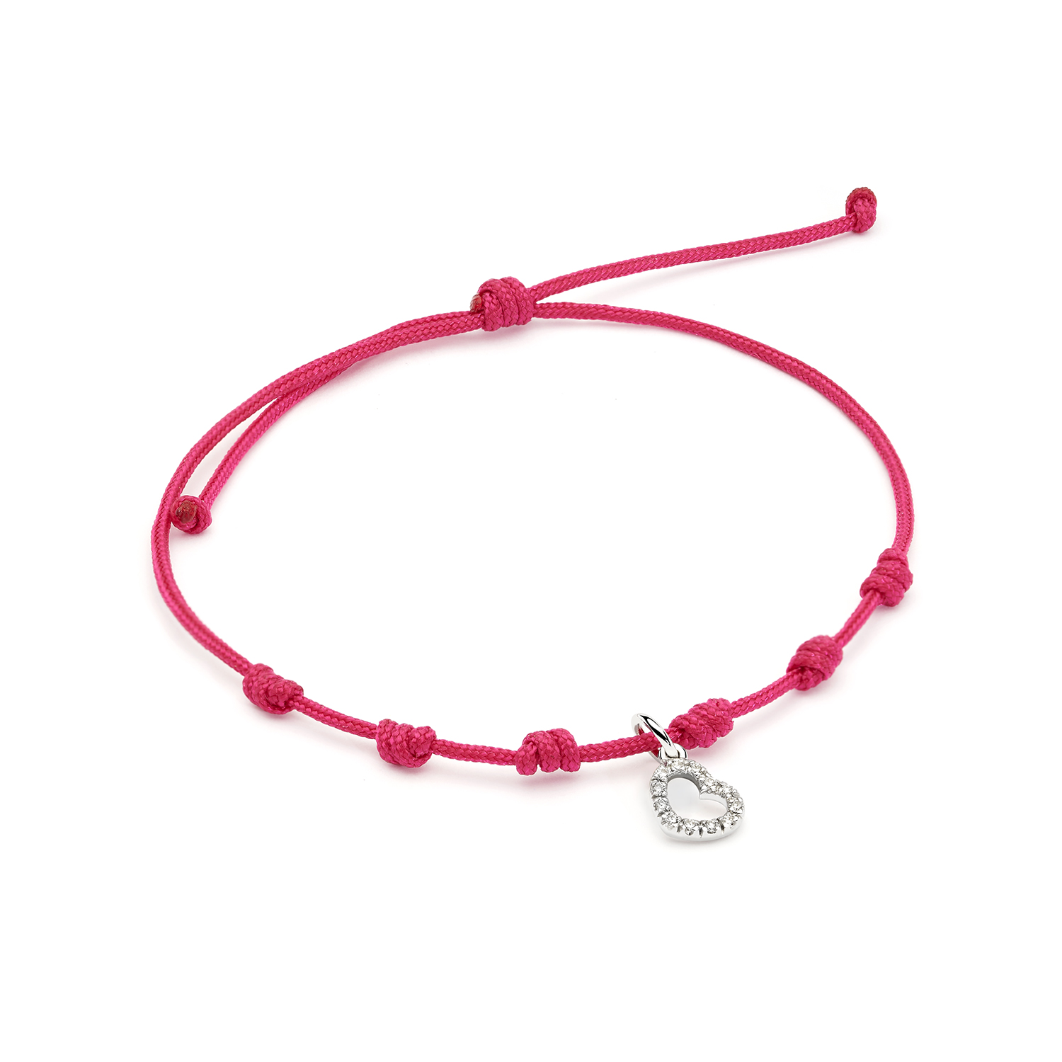Pulsera corazón de brillantes