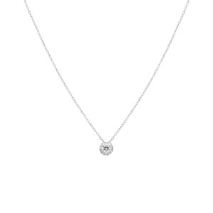 Colgante de oro blanco y brillantes 207c
