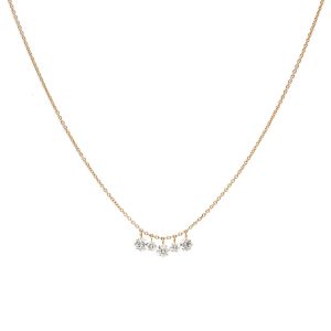 Colgante con brillantes sin montura