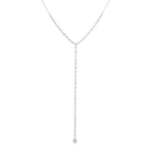 Cadena larga de brillantes