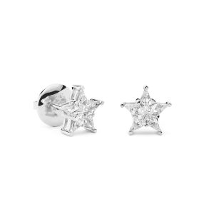 Pendientes estrellas de diamantes