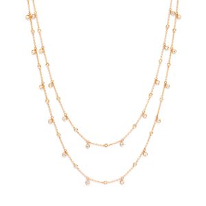 Collar infinity con brillantes