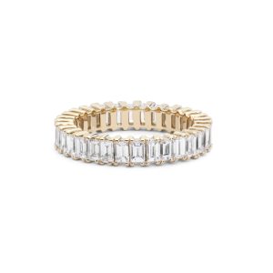 Alianza de diamantes baguette