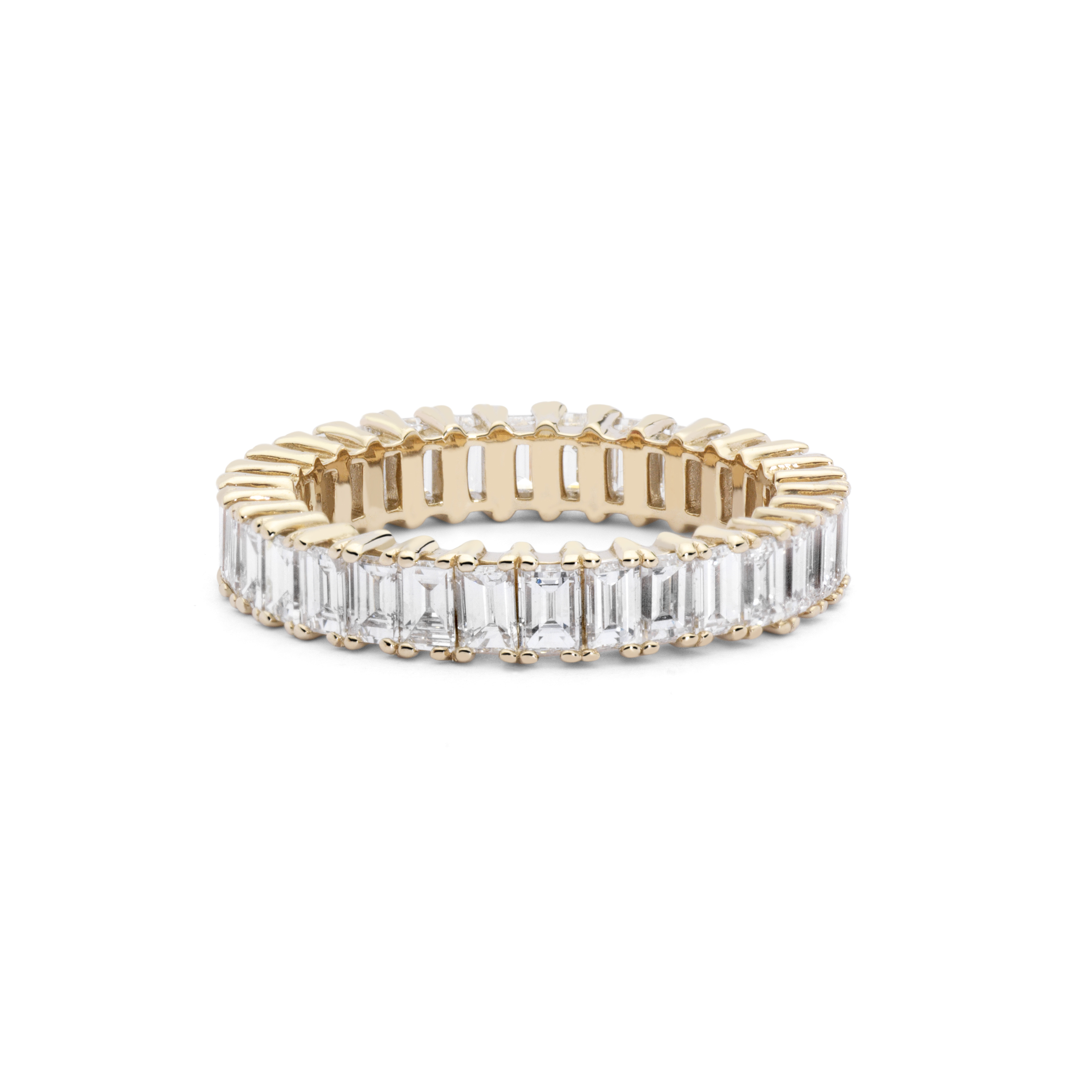 Alianza de diamantes baguette