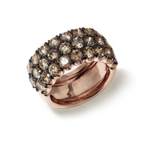 Anillo brillantes brown