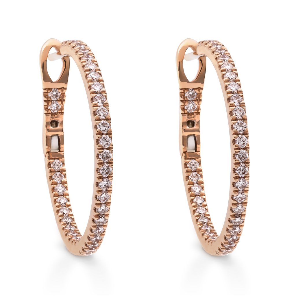 Aros de Oro con Brillantes