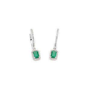 Criollas con brillantes y esmeraldas