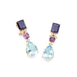 Pendientes con iolitas