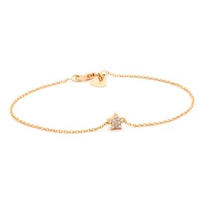 Pulsera con estrella de brillantes